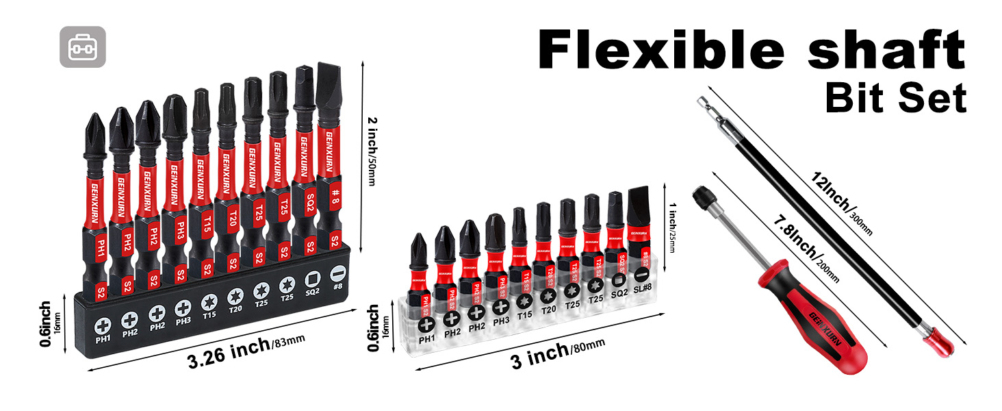 Why choose a 300mm flexible shaft bit extension for tight spaces?