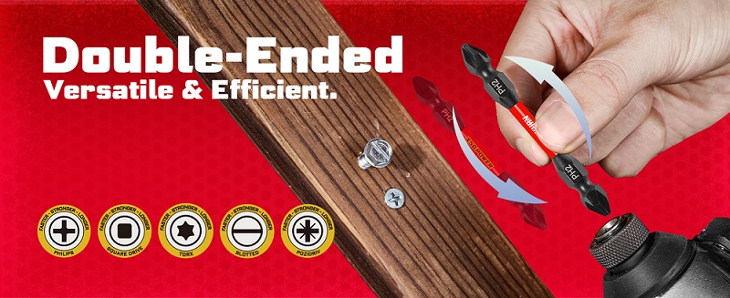 Using Double Ended Impact Power Bits for Hardwood